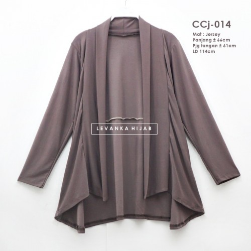 CCj-014 Cardigan jersey Lengan panjang